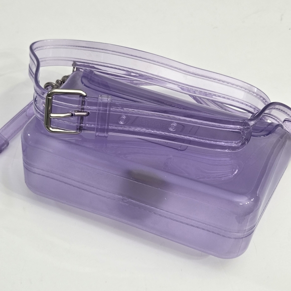 NEW COACH JELLY TABBY BAG - LIGHT VIOLET PURPLE - Picture 6 of 12